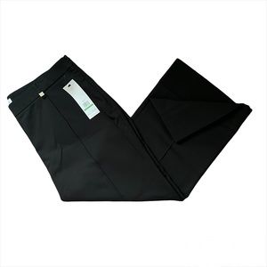 Calvin Klein Women’s Wide Leg Black Capri Dress Pants Large NWT